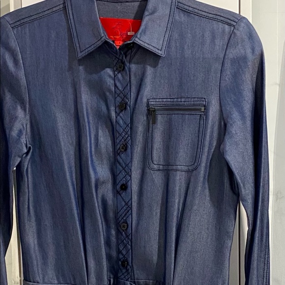 Z Spoke by Zac Posen Tie Waist Shirt Dress 4 NWOT - Picture 7 of 7